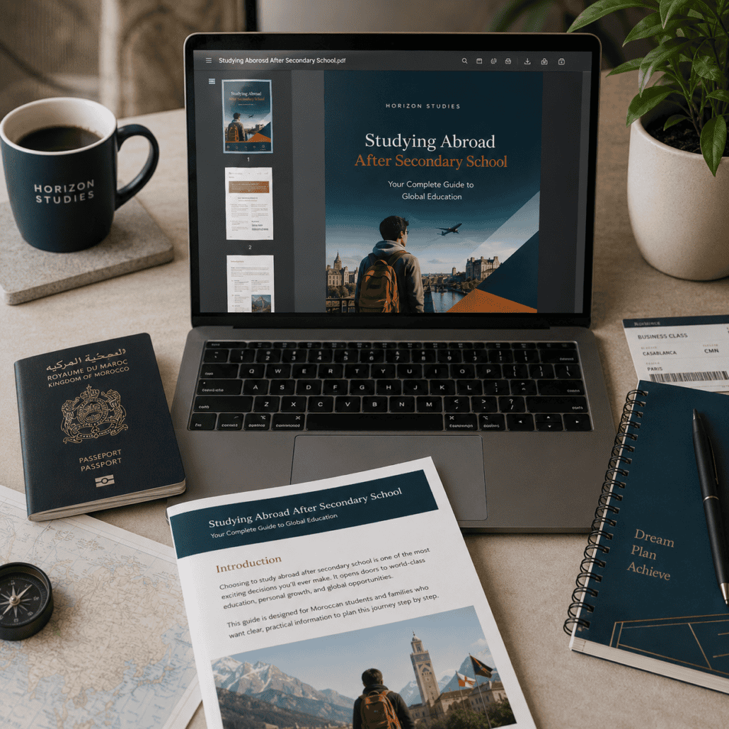 Studying Abroad After Secondary School — Strategic PDF Guide for Moroccan Students